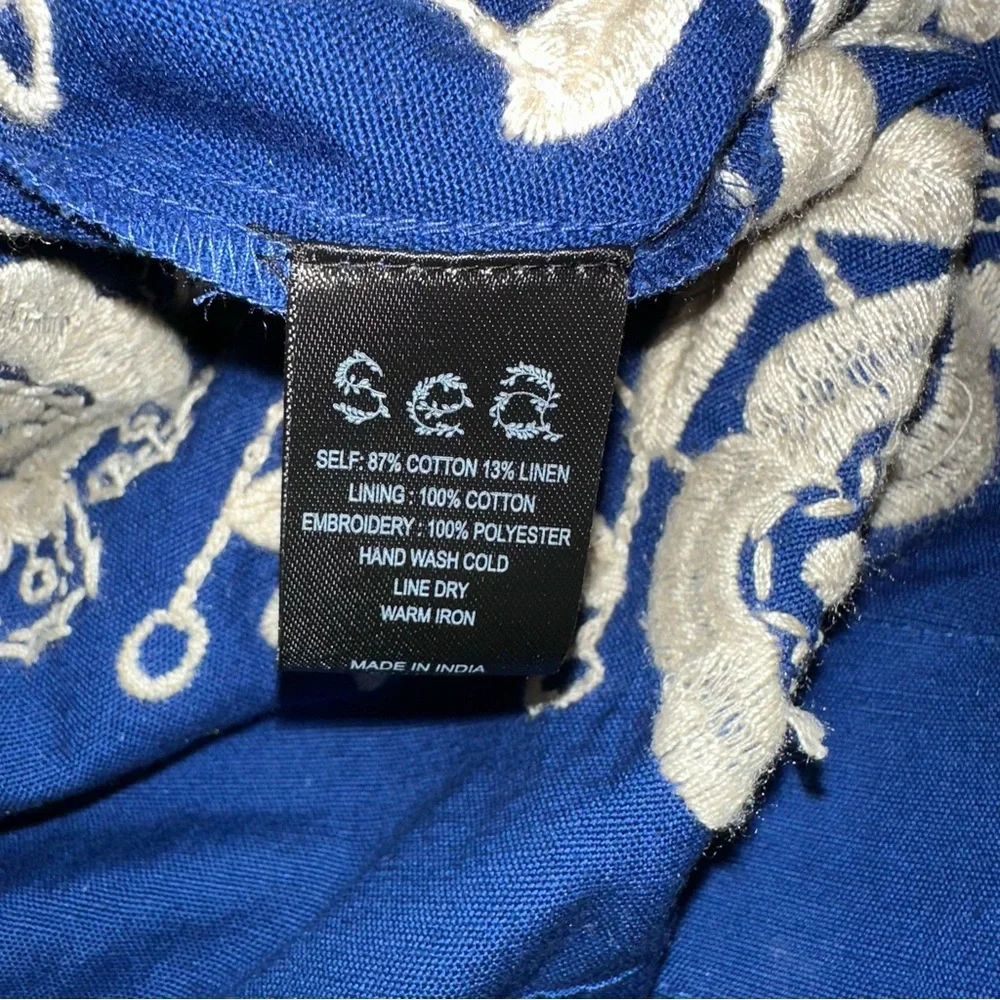 NWT SEA New York Manuela Embroidered Apron Midi Dress - Picture 10 of 10